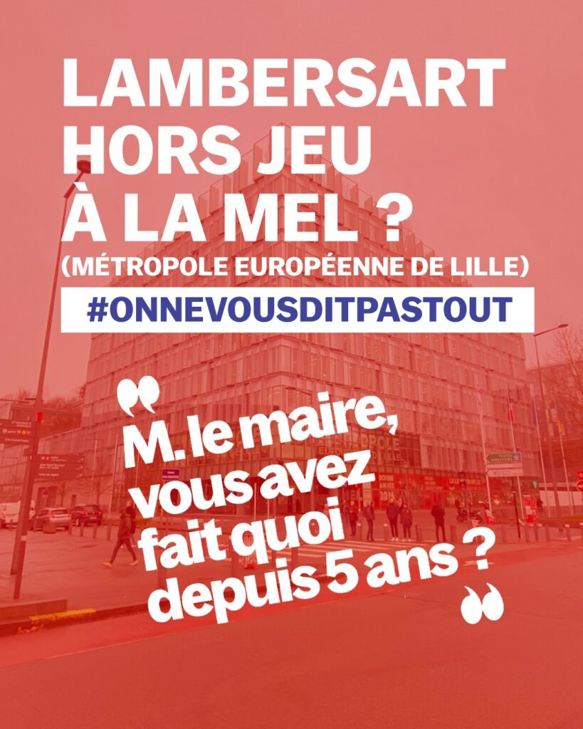 LAMBERSART HORS JEU À LA MEL