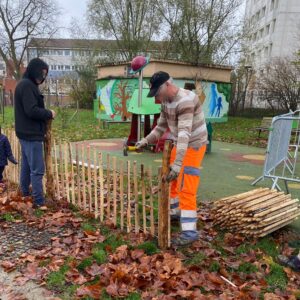 Un moment de participation citoyenne au Parc Borloo