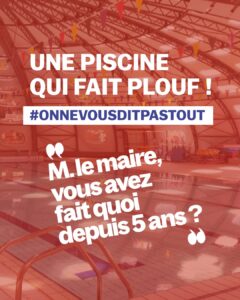 UNE PISCINE QUI FAIT PLOUF